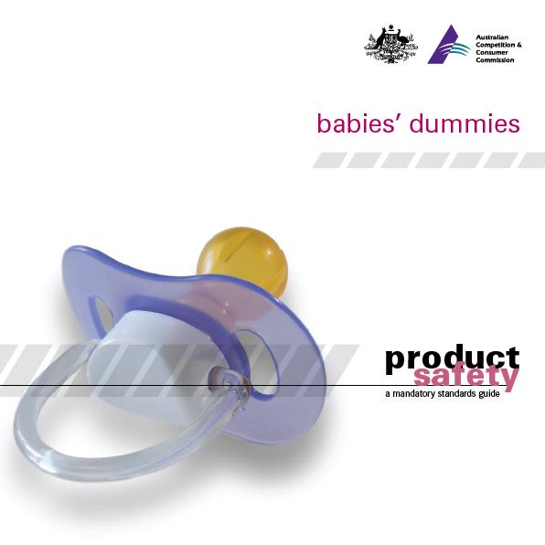Dummies Product Safety Australia